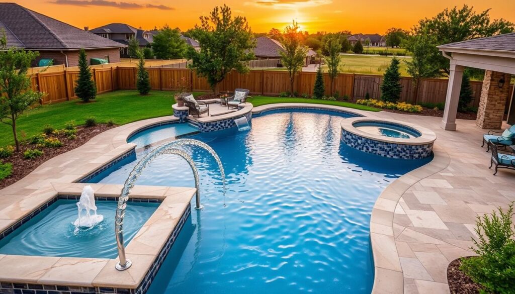 pool builders little elm